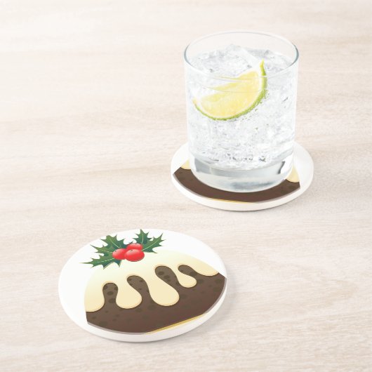 Weihnachtspudding Untersetzer (Seite)