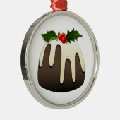Weihnachtspudding-Verzierung Ornament Aus Metall (Rechts)
