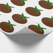 Weihnachtspudding Wrapping Paper Geschenkpapier (Ecke)