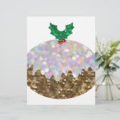 Weihnachtspuddings Briefkopf (Stehend Vorderseite)