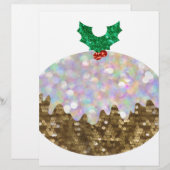 Weihnachtspuddings Briefkopf (Vorne/Hinten)