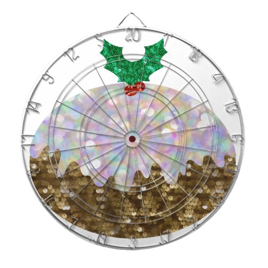 Weihnachtspuddings Dartscheibe (vorne)