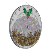 Weihnachtspuddings Dartscheibe (Vorderseite Links)