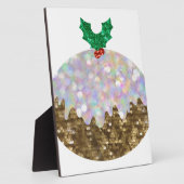 Weihnachtspuddings Fotoplatte (Seite)