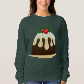 Weihnachtspuddings Frauen Sweatshirt (Vorderseite)