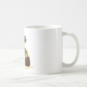 Weihnachtspuddings Kaffeetasse