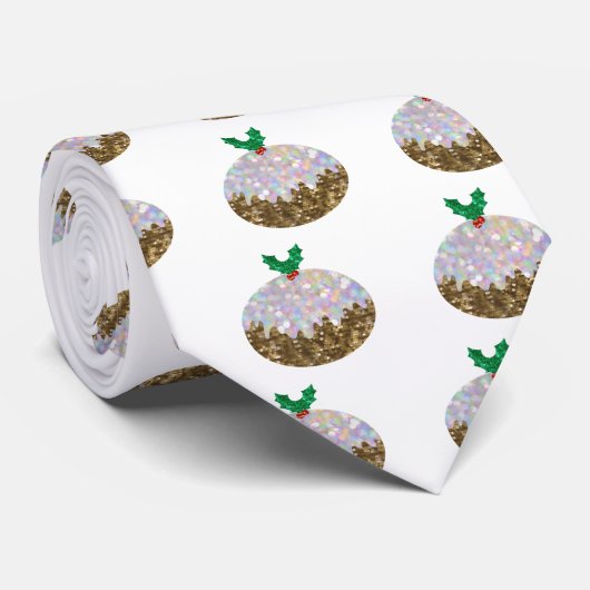 Weihnachtspuddings Krawatte (Gerollt)