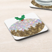 Weihnachtspuddings Untersetzer (Linke Seite)