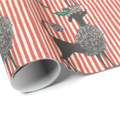 Weihnachtspudel Geschenkpapier (Rolleneckpunkt)