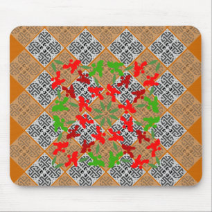 Weihnachtspudel Mousepad