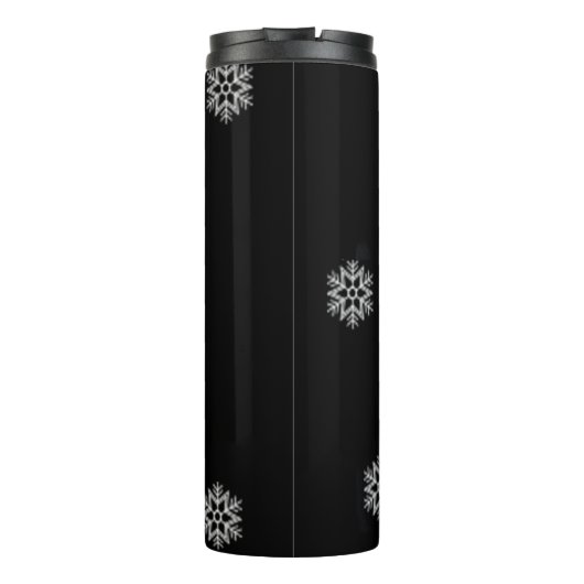 Weihnachtspudelhundethermaltrommel Thermosbecher (Rückseite)