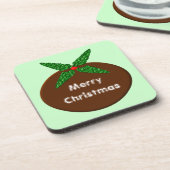 Weihnachtspuffer anpassbar getränkeuntersetzer (Linke Seite)