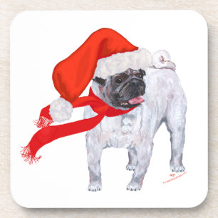 Weihnachtspug Untersetzer