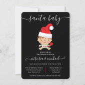 Weihnachtspulli Baby Dusche Einladung (Vorderseite)