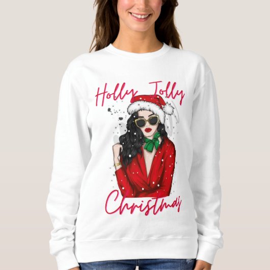 Weihnachtspulli für Frauen Sweatshirt (Vorderseite)
