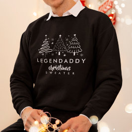 Weihnachtspulli für Vater-Minimalisten Sweatshirt