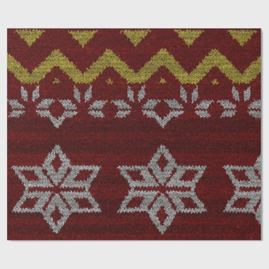 Weihnachtspulli Geschenkpapier (Flach)