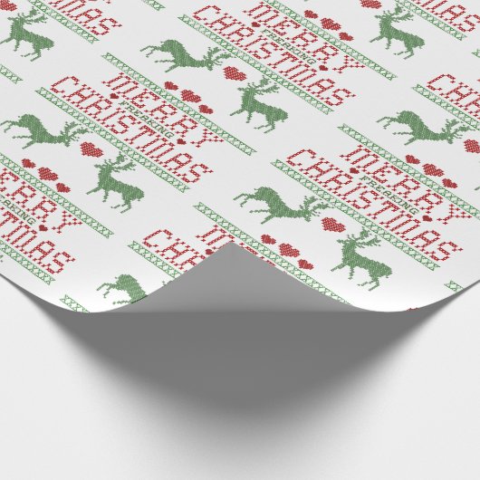Weihnachtspulli Geschenkpapier (Ecke)