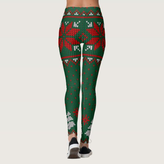 Weihnachtspulli Leggings (Rückseite)