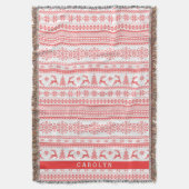 Weihnachtspulli, Rotlichtisenmuster Decke (Vorderseite Vertikal)