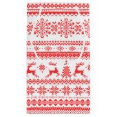 Weihnachtspulli, Rotlichtisenmuster Kleine Geschenktüte (Rückseite)