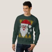 Weihnachtspulli Weihnachtsmann Sweatshirt (Vorne ganz)