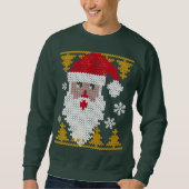 Weihnachtspulli Weihnachtsmann Sweatshirt (Vorderseite)