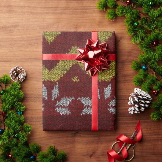 Weihnachtspullover Geschenkpapier (Feiertagsgeschenk)
