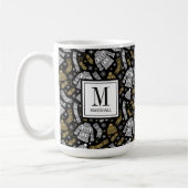 Weihnachtspullover Handschuhe Schneeflocken Monogr Kaffeetasse (Links)