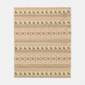 Weihnachtspullover-Rentier-Muster-Fleece-Decke Fleecedecke (Vorderseite)