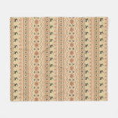 Weihnachtspullover-Rentier-Muster-Fleece-Decke Fleecedecke (Vorderseite (Horizontal))