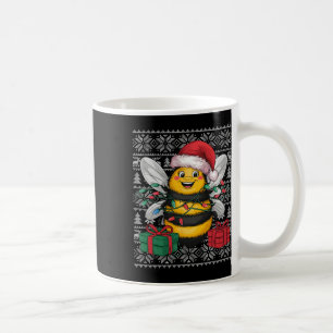 Weihnachtspullover-Stil hässlicher Santa-Hut Humme Kaffeetasse
