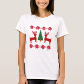 Weihnachtspullover-Stil T-Shirt (Vorderseite)