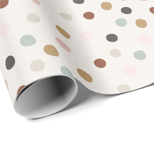 Weihnachtspunkte Geschenkpapier (Rolleneckpunkt)