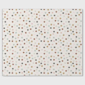 Weihnachtspunkte Geschenkpapier (Flach)