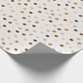 Weihnachtspunkte Geschenkpapier (Ecke)