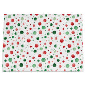 Weihnachtspunkte Große Geschenktüte (Vorderseite)