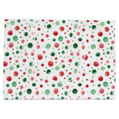 Weihnachtspunkte Große Geschenktüte (Rückseite)
