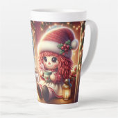 Weihnachtspuppe Drink Hot Cocoa Milchtasse (Rechte Ecke)