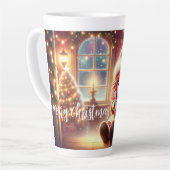 Weihnachtspuppe Drink Hot Cocoa Milchtasse (Linke Ecke)