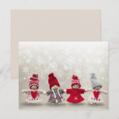Weihnachtspuppen Postkarte (Vorne/Hinten)