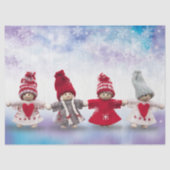 Weihnachtspuppen Seidenpapier (Vorderseite)