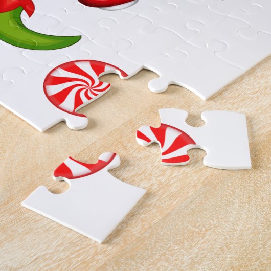 Weihnachtspuzzle Elf Peppermint Puzzle (Seite)