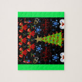 Weihnachtspuzzle-Geschenkboxen für Kinderschwarz Puzzle (Vertikal)