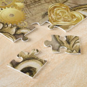 Weihnachtspuzzle Gold Engel Puzzle (Seite)