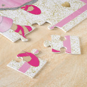 Weihnachtspuzzle Pink Nutcracker Lt Brwn Haar Puzzle (Seite)