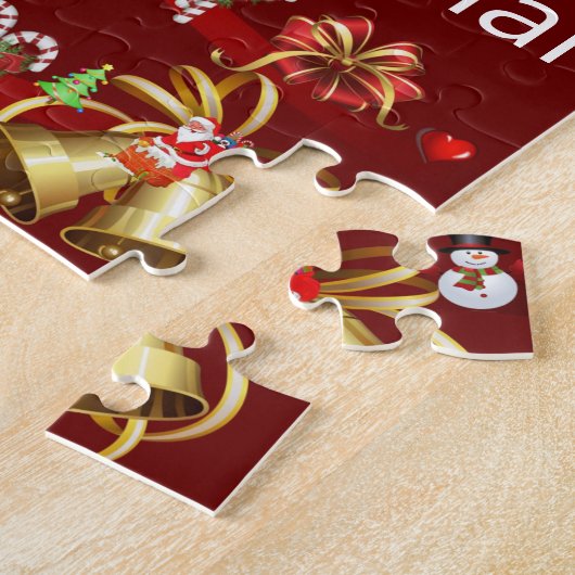 Weihnachtspuzzle Santa Elf Snowman Puzzle (Seite)