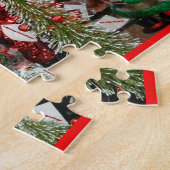 Weihnachtspuzzle Santa Snowman Tree Joy 252 PC Puzzle (Seite)