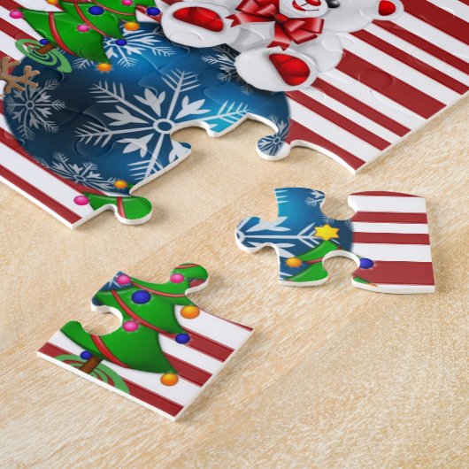 Weihnachtspuzzle Teddy Bär Puzzle (Seite)