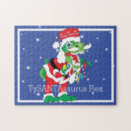 Weihnachtspuzzle TySANTAsaurus Rex Persönlich Puzzle